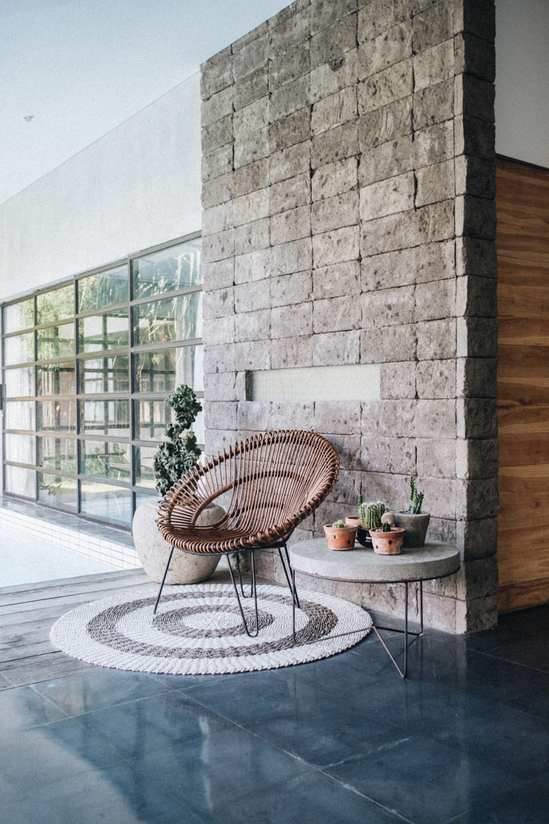 Photo by Sonnie Hiles copper wired accent chair